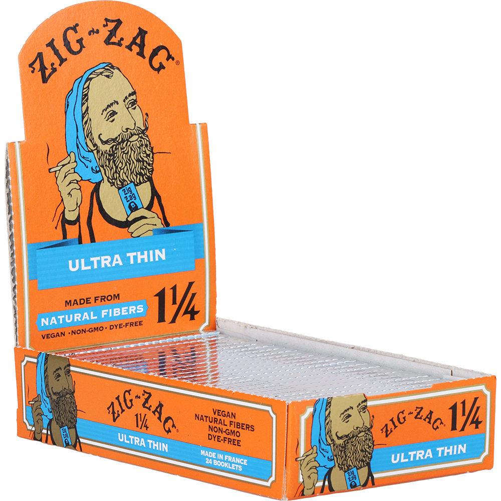 Zig Zag Ultra Thin Rolling Papers 1 1 4 Inch Rolling Papers - Tophatter Daily Deals
