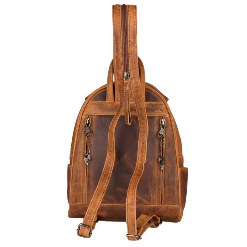 Daisy RFID Leather Concealed Carry Backpack Purse Handgun Purses - Tophatter Daily Deals