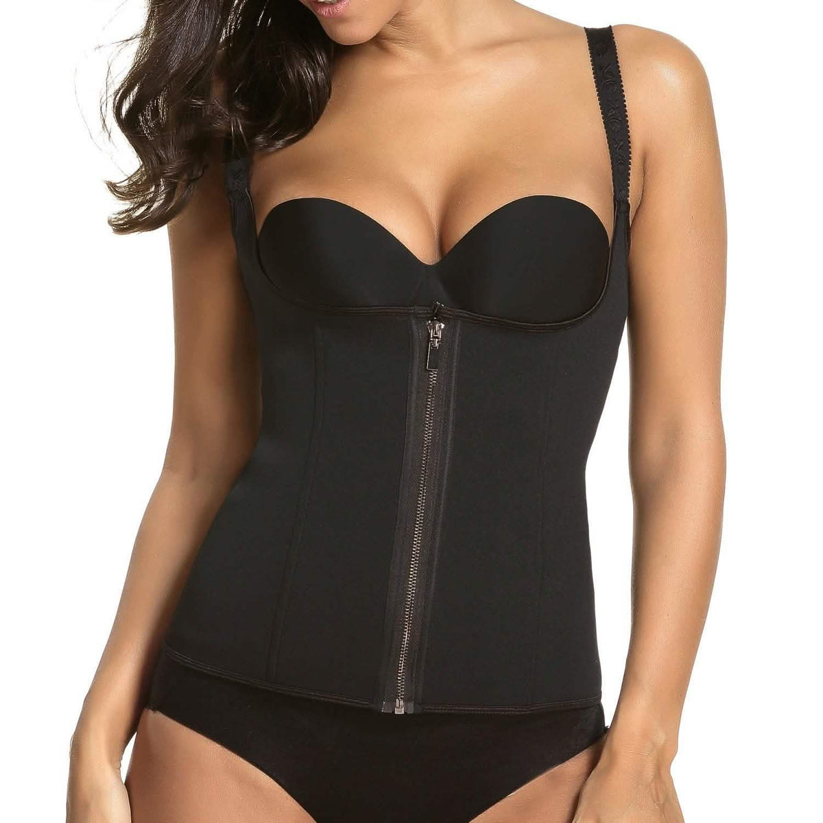 Zippered Waist Trainer Corset Women's Lingerie - Tophatter Daily Deals