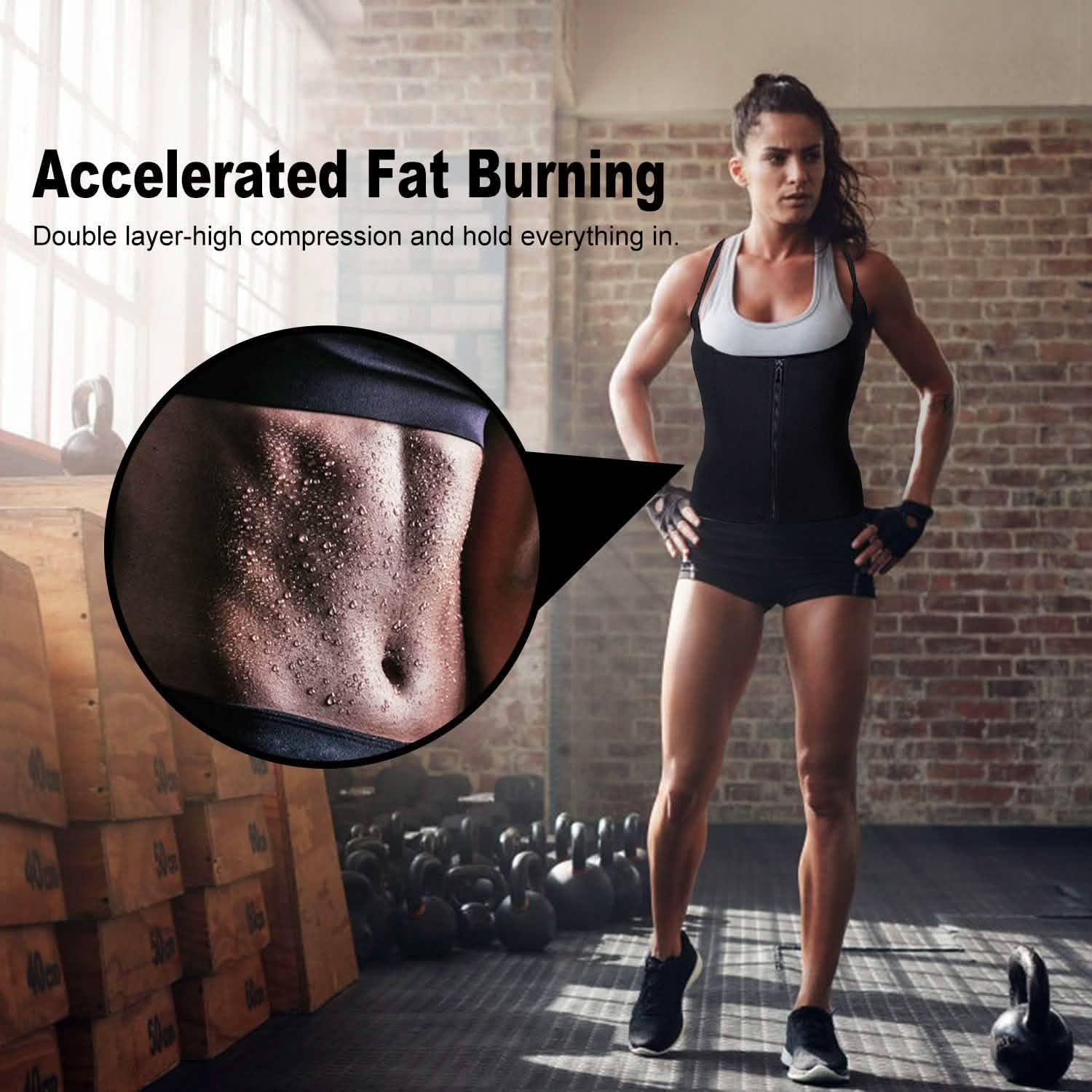 Zippered Waist Trainer Corset Women's Lingerie - Tophatter Daily Deals