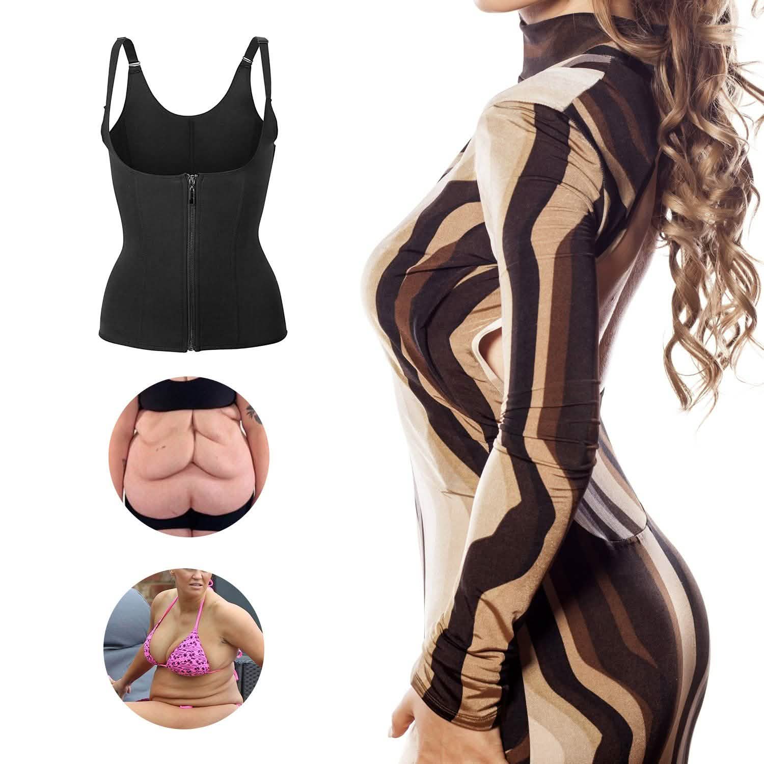 Zippered Waist Trainer Corset Women's Lingerie - Tophatter Daily Deals