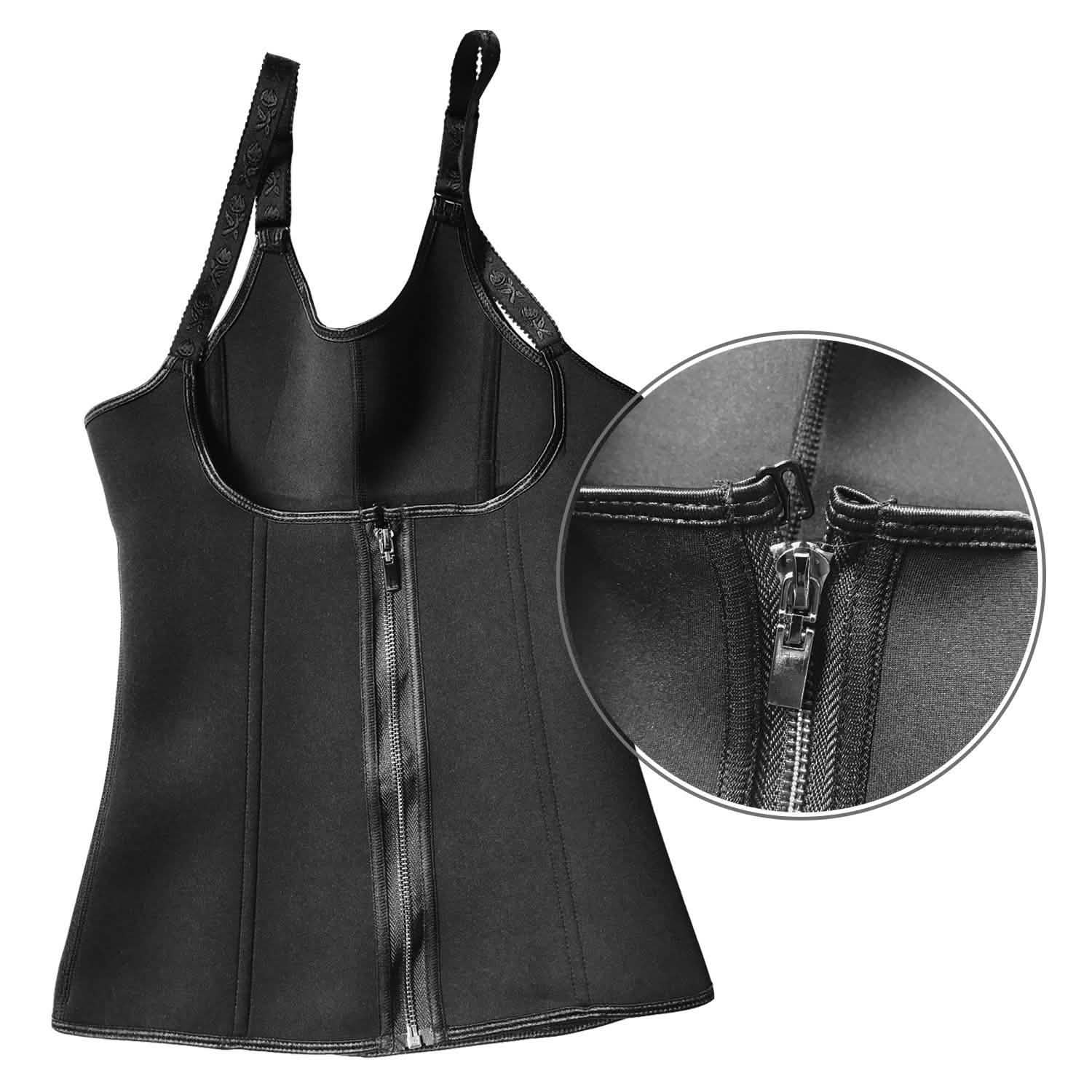 Zippered Waist Trainer Corset Women's Lingerie - Tophatter Daily Deals