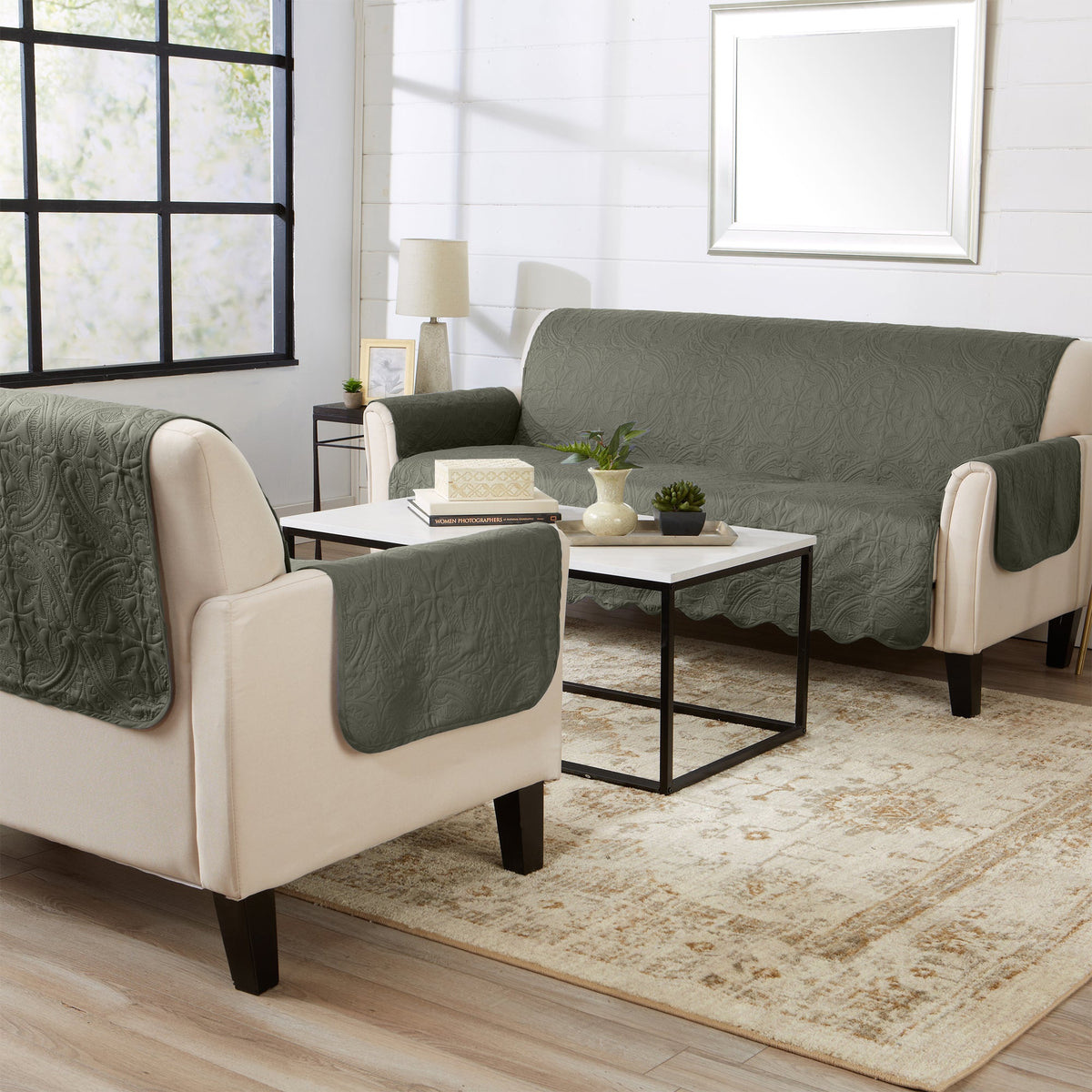 Medallion Solid Furniture Protector - Elenor Collection Furniture & Decor - Tophatter Daily Deals