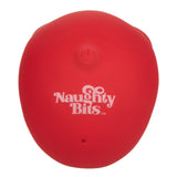 Naughty Bits Bone Head Handheld Massager Red Silicone with 10 Vibration Functions Waterproof Rechargeable > Vibrators > Standard Vibrators - Tophatter Daily Deals