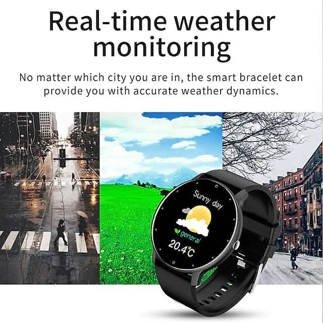 Zl02 Smart Watch 1.28 Inch Smartwatch Fitness Running Watch Smart Watches - Tophatter Daily Deals
