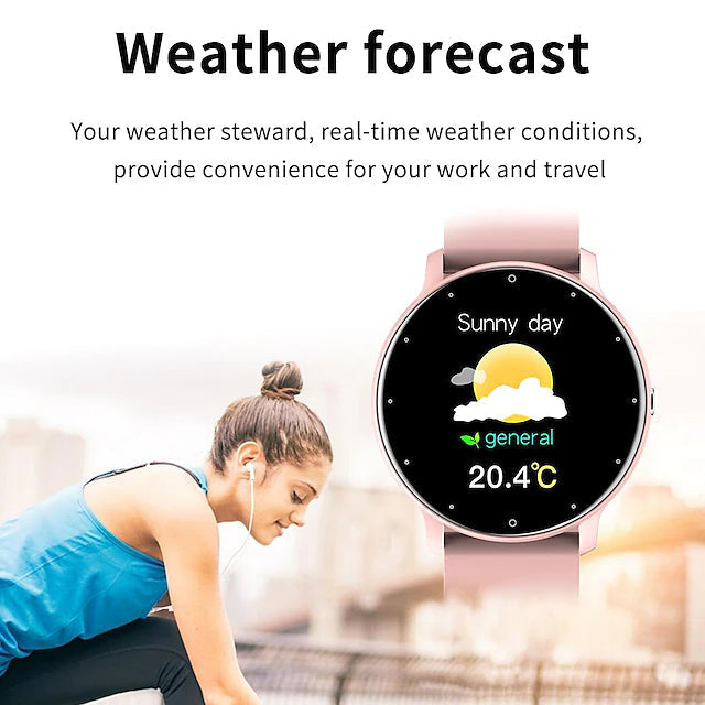 Zl02 Smart Watch 1.28 Inch Smartwatch Fitness Running Watch Unbranded Fitness Smart Watch - Tophatter Daily Deals