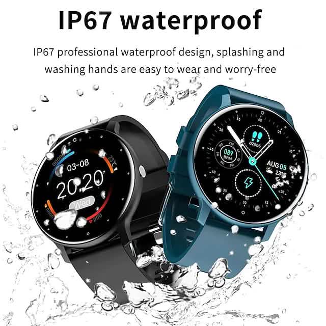 Zl02 Smart Watch 1.28 Inch Smartwatch Fitness Running Watch Smart Watches - Tophatter Daily Deals