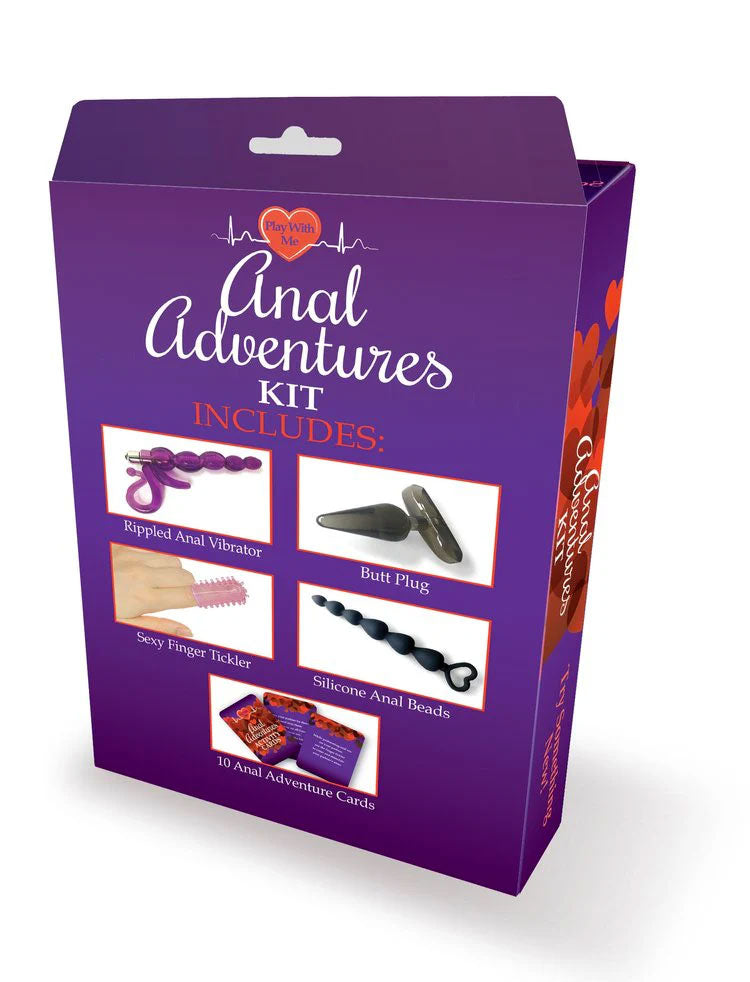 Play With Me Anal Adventures Kit – 6 Piece Anal Toy Set > Sex Toys > Couples Toys - Tophatter Daily Deals