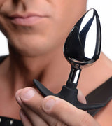 Dark Invader Metal and Silicone Weighted Large Anal Plug > Anal Range > Butt Plugs - Tophatter Daily Deals