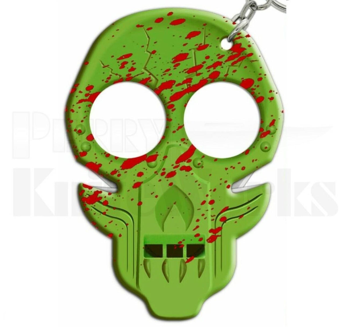 Zombie Skull Red Splatter Multi-Tool Knuckle Keychain Value Pack of 3 - Tophatter Daily Deals
