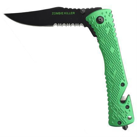 ZOMBIE KILLER Spring Assisted Tactical Knife Knife-Assist - Tophatter Daily Deals