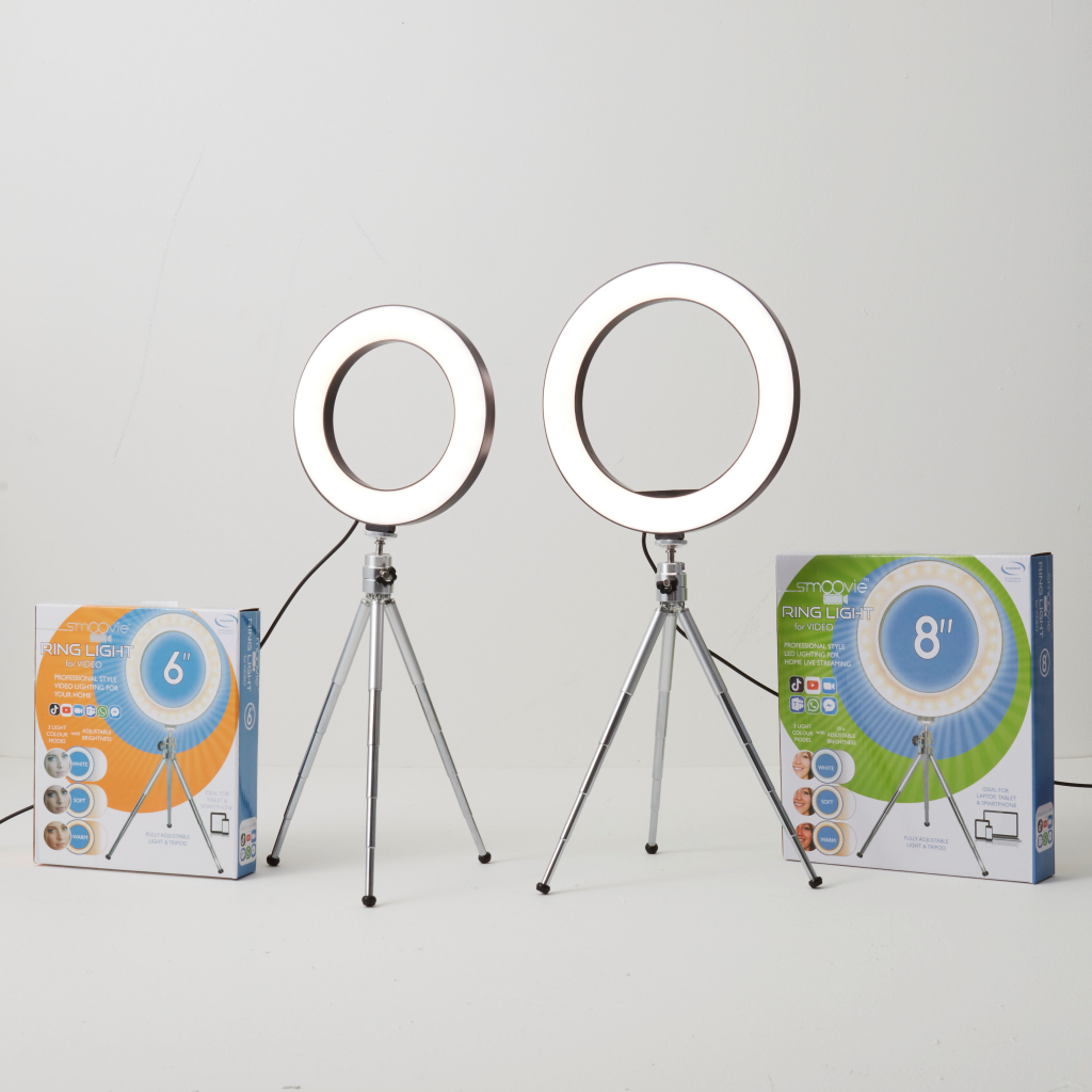 Smoovie Selfie Ring Light 8" Ring Light Light - Tophatter Daily Deals