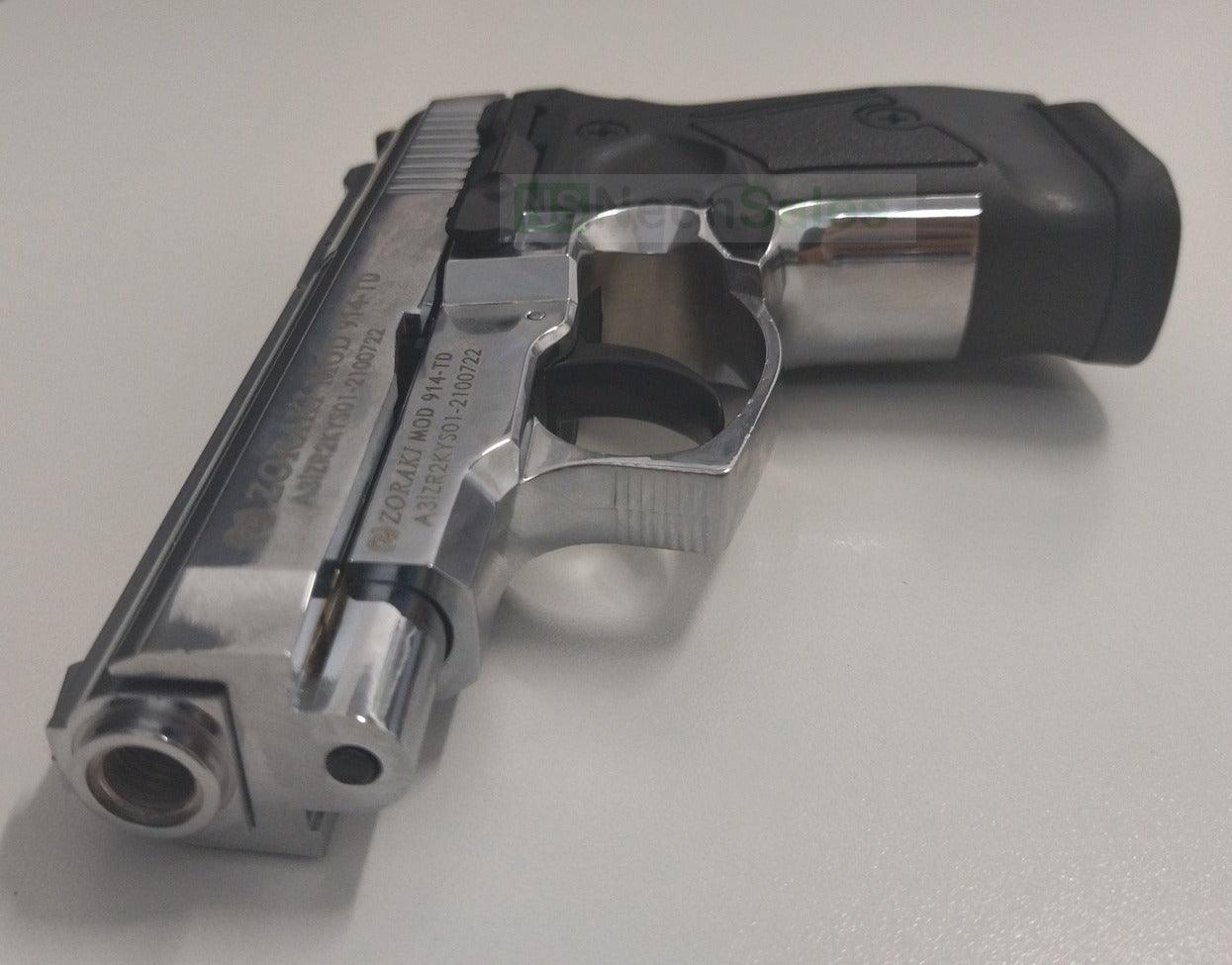 ZORAKI MOD 914-T BLANK GUN SYNTHETIC G/S- S/CHROME - Tophatter's Army Deals BLANK GUNS - Tophatter Daily Deals