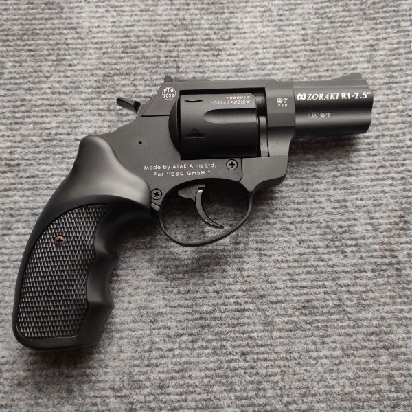 ZORAKI R1-TD BLANK REVOLVER 2.5" - BLACK - Tophatter's Army Deals BLANK GUNS - Tophatter Daily Deals