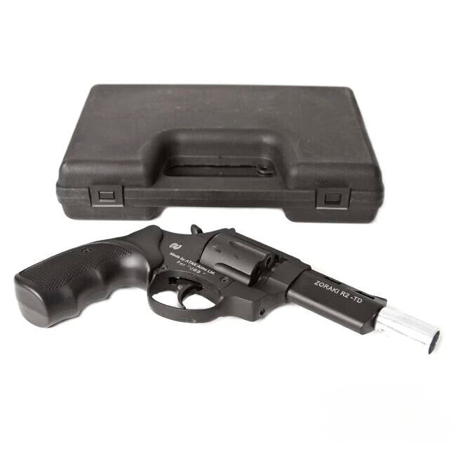 ZORAKI R2-TD BLANK REVOLVER 3" - BLACK - Tophatter's Army Deals BLANK GUNS - Tophatter Daily Deals