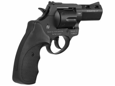 ZORAKI R2-TD BLANK REVOLVER 3" - BLACK - Tophatter's Army Deals BLANK GUNS - Tophatter Daily Deals