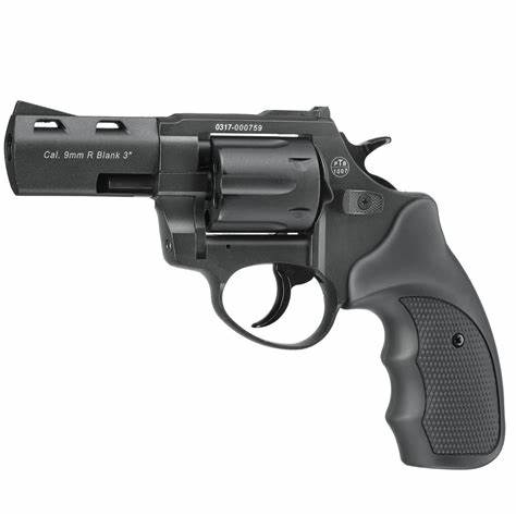 ZORAKI R2-TD BLANK REVOLVER 3" - BLACK - Tophatter's Army Deals BLANK GUNS - Tophatter Daily Deals