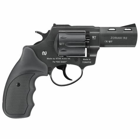 ZORAKI R2-TD BLANK REVOLVER 3" - BLACK - Tophatter's Army Deals BLANK GUNS - Tophatter Daily Deals