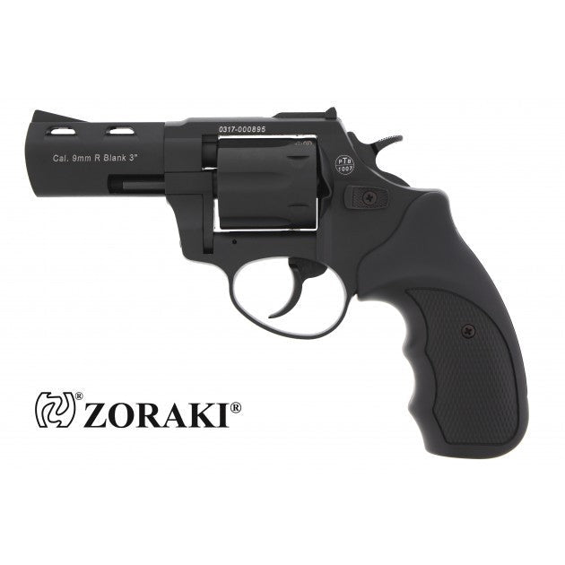 ZORAKI R2-TD BLANK REVOLVER 3" - BLACK - Tophatter's Army Deals BLANK GUNS - Tophatter Daily Deals
