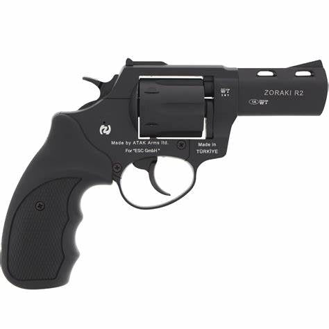 ZORAKI R2-TD BLANK REVOLVER 3" - BLACK - Tophatter's Army Deals BLANK GUNS - Tophatter Daily Deals