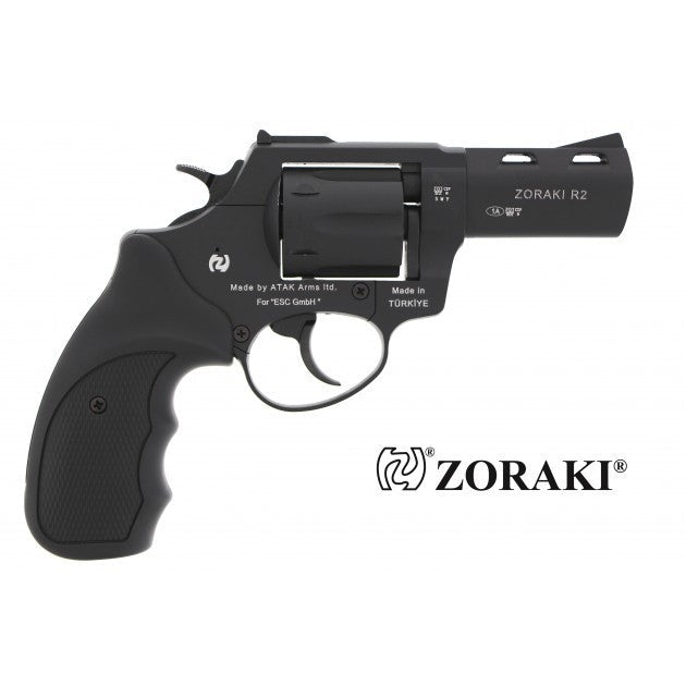 ZORAKI R2-TD BLANK REVOLVER 3" - BLACK - Tophatter's Army Deals BLANK GUNS - Tophatter Daily Deals