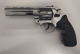 ZORAKI TD BLANK REVOLVER 4.5" - SHINY CHROME - Tophatter's Army Deals BLANK GUNS - Tophatter Daily Deals