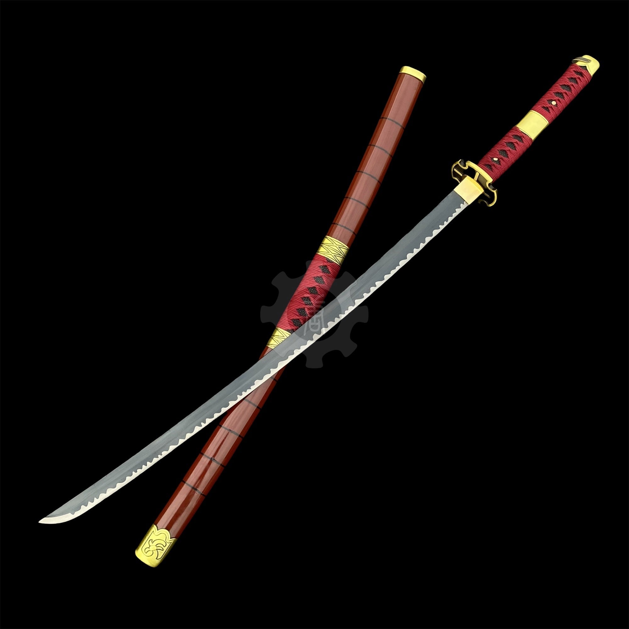 IRL Yubashiri Wado Ichimoji Shusui Enma Sandai Kitetsu Katana Carbon Steel Version Sandai Kitetsu Unedged (Blunt) - Tophatter Daily Deals