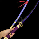 IRL Yubashiri Wado Ichimoji Shusui Enma Sandai Kitetsu Katana Carbon Steel Version - Tophatter Daily Deals