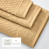 Cotton Diamond Waffle Weave Bath Towel Set - Grayson Collection Bath - Tophatter Daily Deals