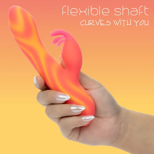 Endless Summer Moonlight Magic (Orange) – Dual-Motor Massager > Vibrators > Ladies > Rabbit - Tophatter Daily Deals