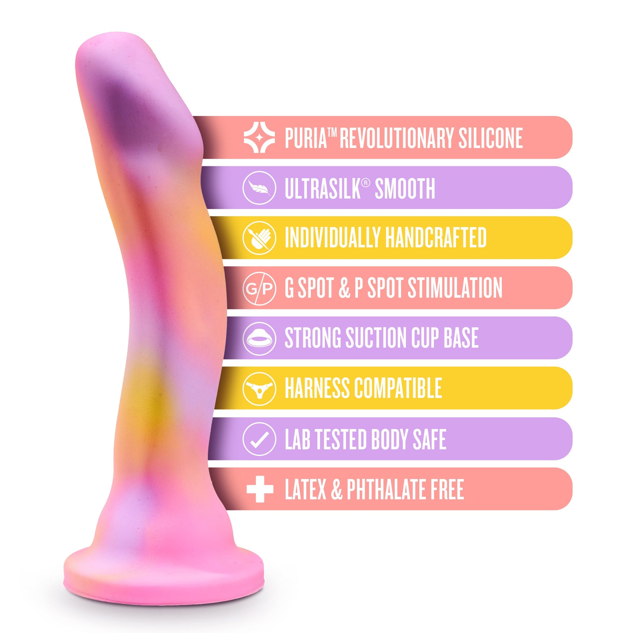 Avant Suns Out Pink Silicone 6.5 Inch Insertable Dildo > Dildos > Neutral Dildos - Tophatter Daily Deals