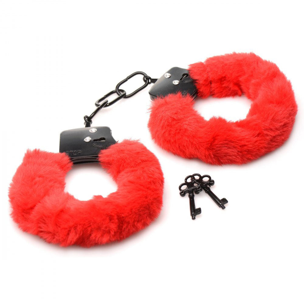 Master Series Cuffed in Fur Fluffy Handcuffs for Sensual Bondage Fun > Bondage Gear > Handcuffs - Tophatter Daily Deals