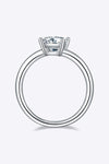 1 Carat Moissanite 925 Sterling Silver Solitaire Ring Rings - Tophatter Daily Deals