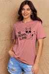 Simply Love Full Size NO DRAMA LLAMA Graphic Cotton Tee Light Mauve Women's T-Shirts - Tophatter Daily Deals