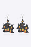 Halloween Theme Earrings Castle One Size Earrings - Tophatter Daily Deals