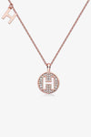 Moissanite A to J Pendant Necklace H One Size Moissanite - Tophatter Daily Deals