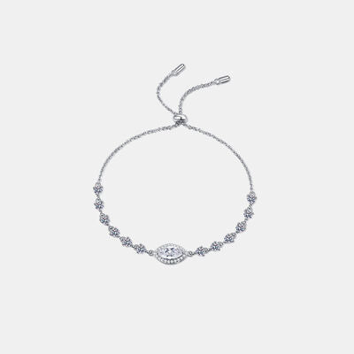 1 Carat Moissanite 925 Sterling Silver Bracelet - Shop Tophatter Deals, Electronics, Fashion, Jewelry, Health, Beauty, Home Decor, Free Shipping