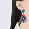 Teardrop Shape Rhinestone Alloy Dangle Earrings Earrings - Tophatter Daily Deals