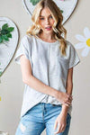 Heimish Full Size Pocketed Round Neck Short Sleeve T-Shirt Women's T-Shirts - Tophatter Daily Deals