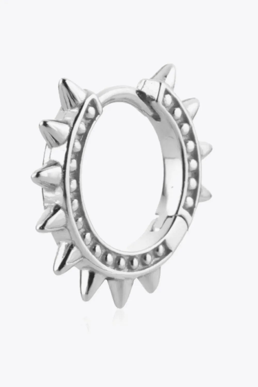 925 Sterling Silver Huggie Earrings Earrings - Tophatter Daily Deals