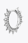 925 Sterling Silver Huggie Earrings Earrings - Tophatter Daily Deals
