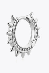 925 Sterling Silver Huggie Earrings Earrings - Tophatter Daily Deals