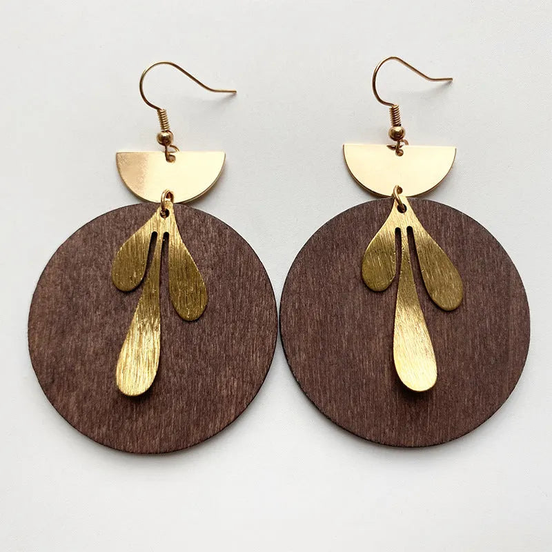 Geometric Drop Earrings Style A One Size Earrings - Tophatter Daily Deals