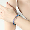 Copper Glass Bead Charm Bracelet Style C One Size Bracelets - Tophatter Daily Deals