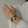 Heart Shape Elastic Rope Bracelet Blush Pink One Size Bracelets - Tophatter Daily Deals