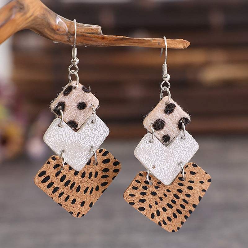 Alloy Drop Earrings Sand One Size Earrings - Tophatter Daily Deals