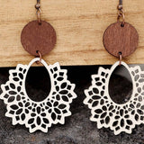 Geometric Cutout Dangle Earrings Earrings - Tophatter Daily Deals