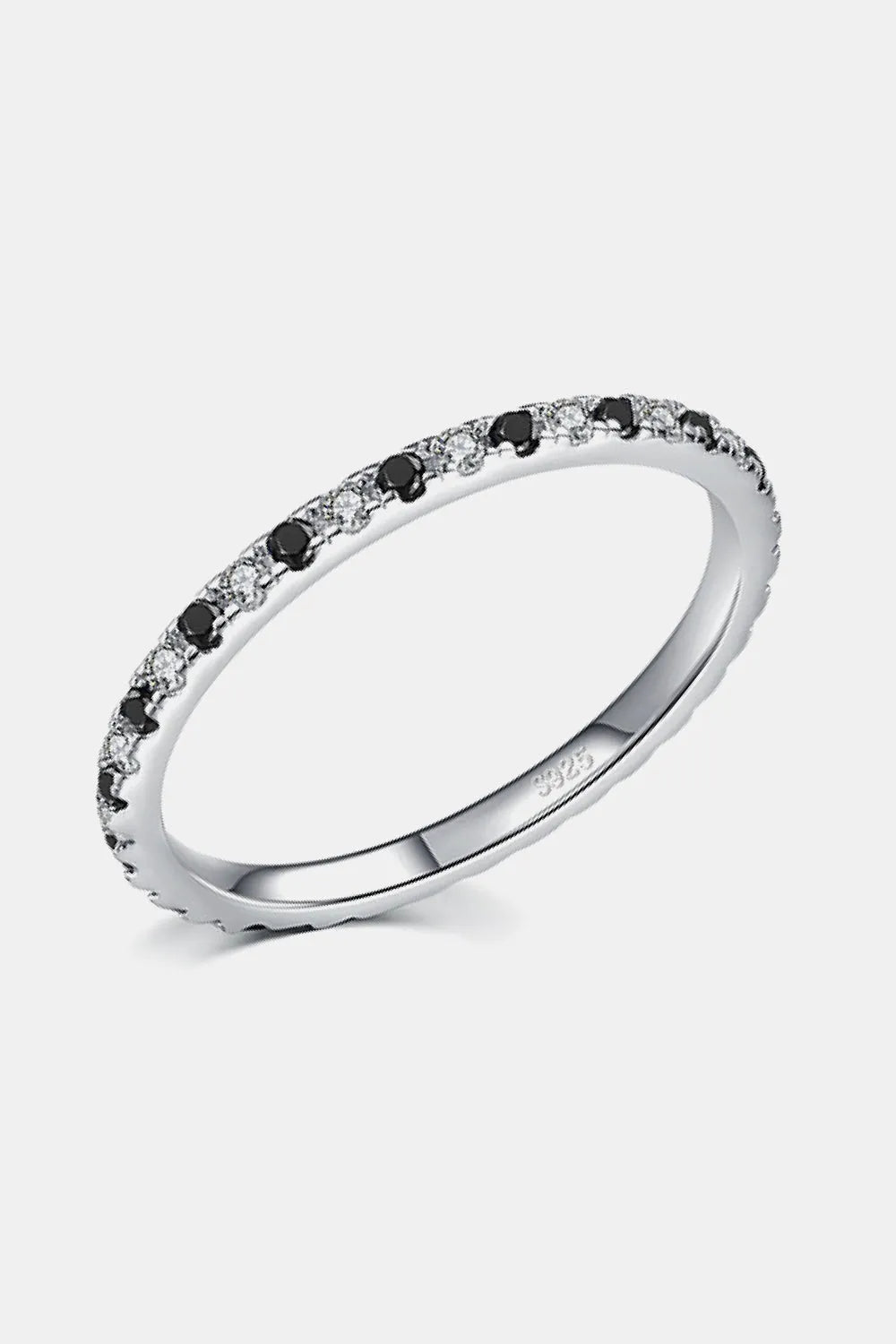 925 Sterling Silver Cubic Zirconia Ring Rings - Tophatter Daily Deals