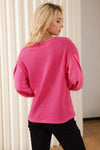 Waffle -Knit V-Neck Long Sleeve Blouse Blouses - Tophatter Daily Deals