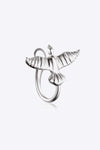 Bird-Shaped 925 Sterling Silver Single Cuff Earring Silver One Size Earrings - Tophatter Daily Deals